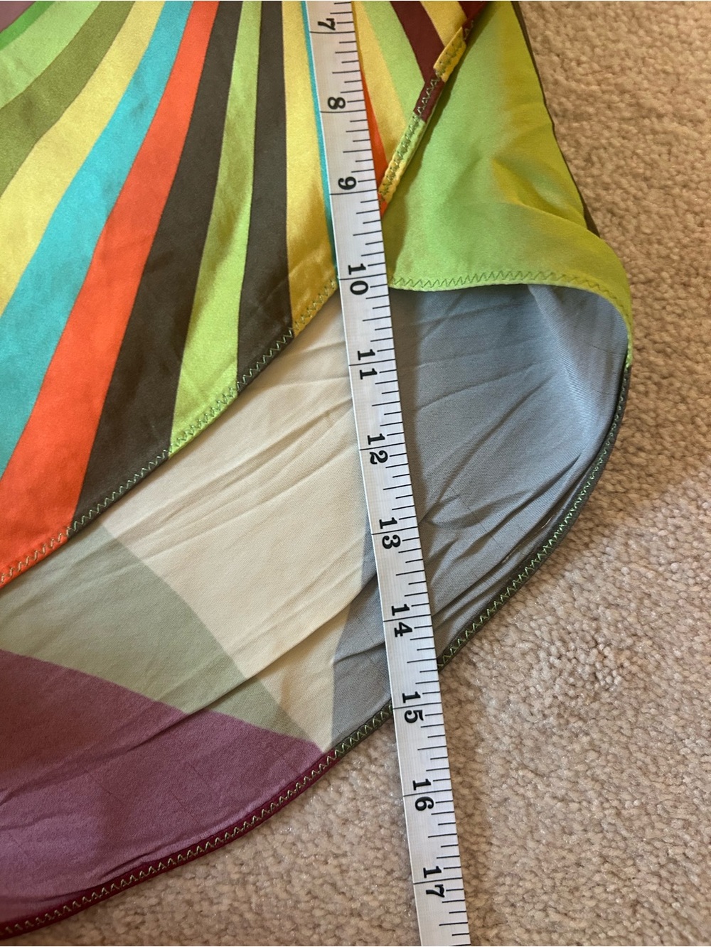 Sheridan For Tish Martha Sherbert Silk Shirt/Skirt - Picture 6 of 8